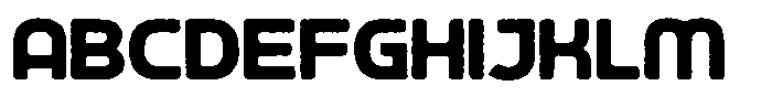 Ripple Otter Cut Font UPPERCASE