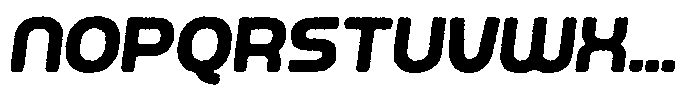 Ripple Otter Eroded Italic Font LOWERCASE