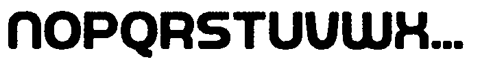 Ripple Otter Eroded Font UPPERCASE