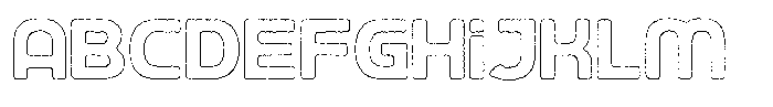 Ripple Otter Ink Outline FONT