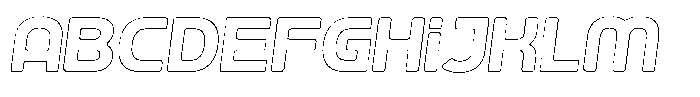 Ripple Otter Outline Italic FONT