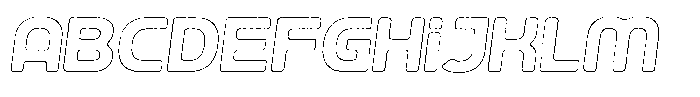 Ripple Otter Rough Outline Italic FONT