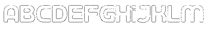 Ripple Otter Rough Outline FONT