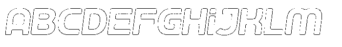 Ripple Otter Rust Outline Italic FONT