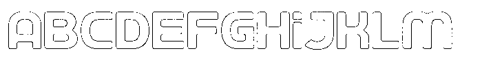 Ripple Otter Rust Outline FONT