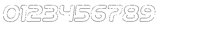 Ripple Otter Scratch Outline Italic Font OTHER CHARS