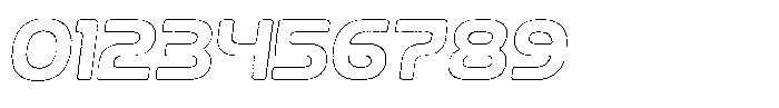 Ripple Otter Worn Outline Italic Font OTHER CHARS