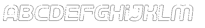 Ripple Otter Worn Outline Italic FONT