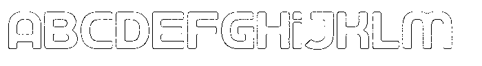 Ripple Otter Worn Outline FONT