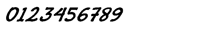 Risagerofa Bold Obelique Font OTHER CHARS