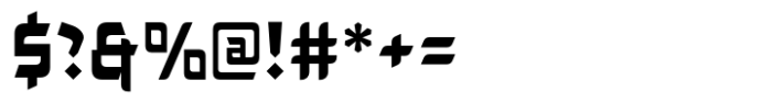 Risalah Font OTHER CHARS