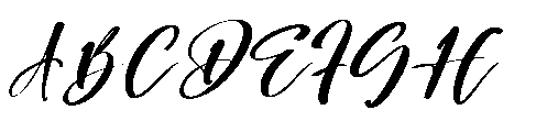 Risatry Font UPPERCASE