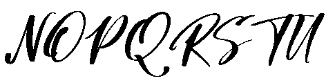 Risatry Font UPPERCASE