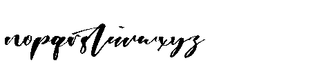 Risatry Font LOWERCASE