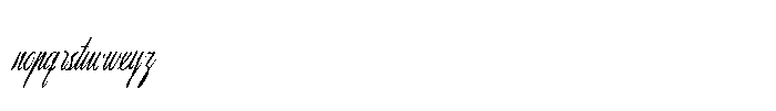 Risemotion Signature Regular Font LOWERCASE