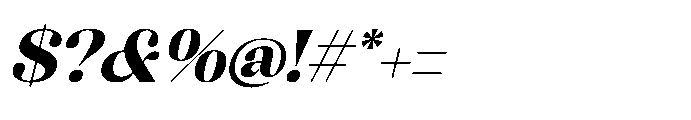 Rising Holyka Italic Font OTHER CHARS