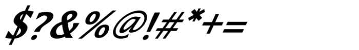 Risska Regular Italic Font OTHER CHARS