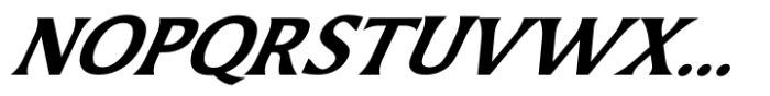 Risska Regular Italic Font UPPERCASE