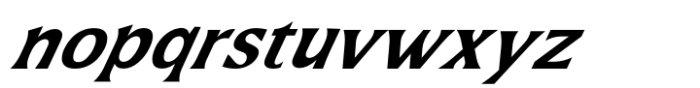 Risska Regular Italic Font LOWERCASE
