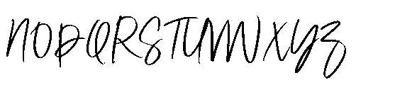 Ristina British Signature Font UPPERCASE