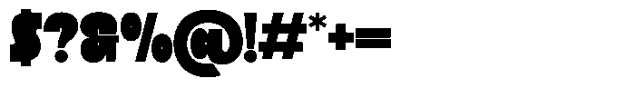 Ristle Black Font OTHER CHARS