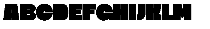 Ristle Black Font UPPERCASE