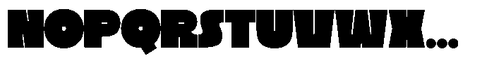 Ristle Black Font UPPERCASE