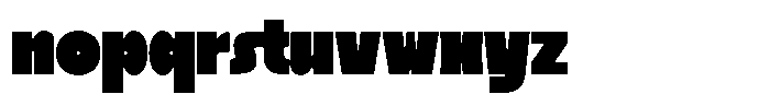 Ristle Black Font LOWERCASE