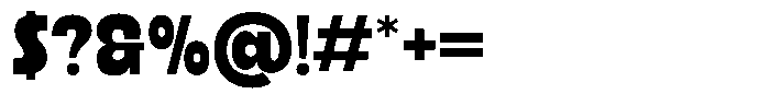 Ristle Bold Font OTHER CHARS