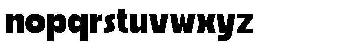Ristle Bold Font LOWERCASE
