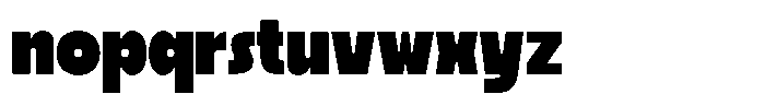 Ristle Extra Bold Font LOWERCASE
