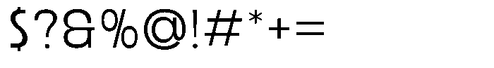 Ristle Light Font OTHER CHARS