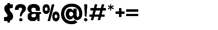 Ristle Semi Bold Font OTHER CHARS
