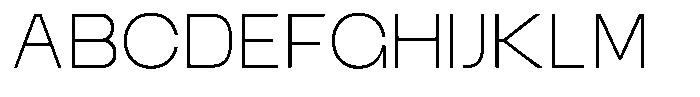 Ristle Thin Font UPPERCASE