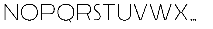 Ristle Thin Font UPPERCASE