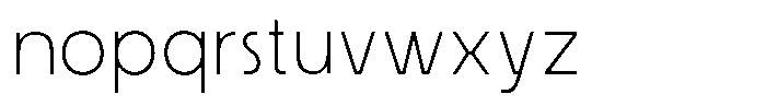 Ristle Thin Font LOWERCASE