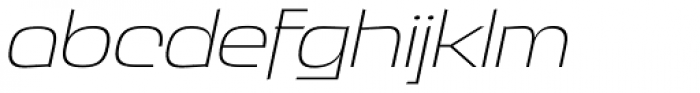Ritafurey ExtraLight Italic Font LOWERCASE