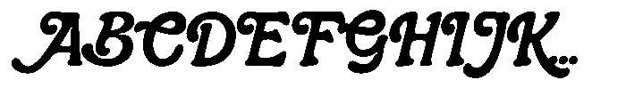 Ritchie Ritz Font UPPERCASE