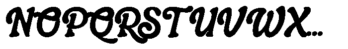 Ritchie Ritz Font UPPERCASE