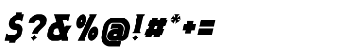 Ritterburg Extra Bold Italic Font OTHER CHARS
