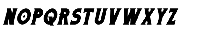 Ritterburg Extra Bold Italic Font UPPERCASE