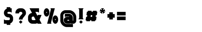 Ritterburg Extra Bold Font OTHER CHARS