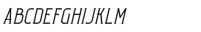 Ritterburg Extra Light Italic Font UPPERCASE