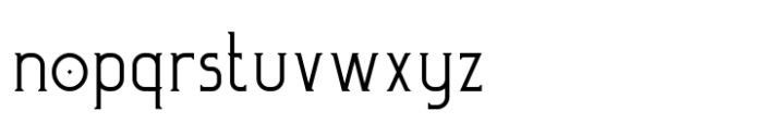 Ritterburg Extra Light Font LOWERCASE