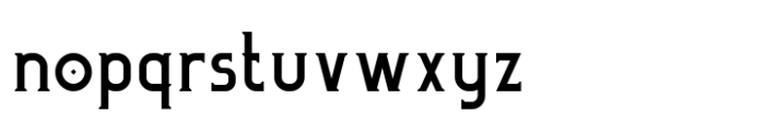 Ritterburg Regular Font LOWERCASE