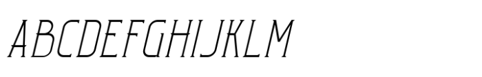 Ritterburg Thin Italic Font UPPERCASE