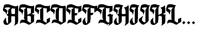 Rittual Font UPPERCASE