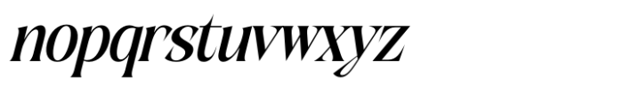 Rituals Sunday Italic Font LOWERCASE