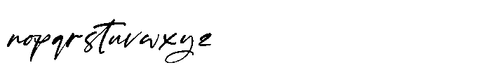 Rituals Trailer Regular Font LOWERCASE