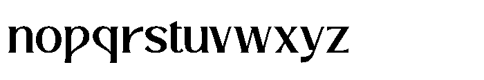 Riuka Regular Font LOWERCASE